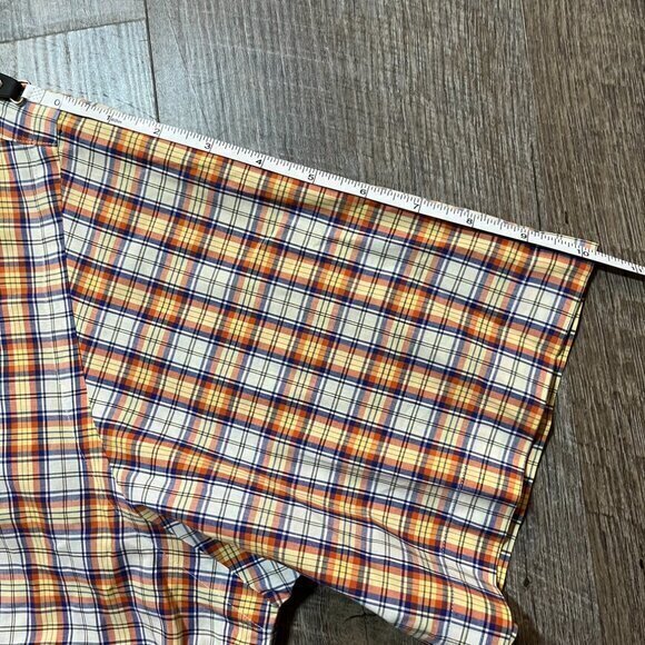 Vintage Polo Ralph‎ Lauren Blake Plaid Short Sleeve Button Down Shirt Mens Large - Picture 5 of 6